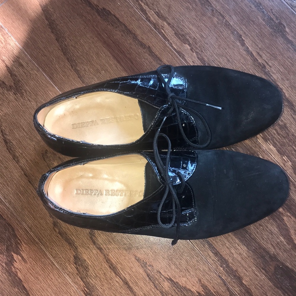 Dieppa Restrepo Black Oxfords 7.5